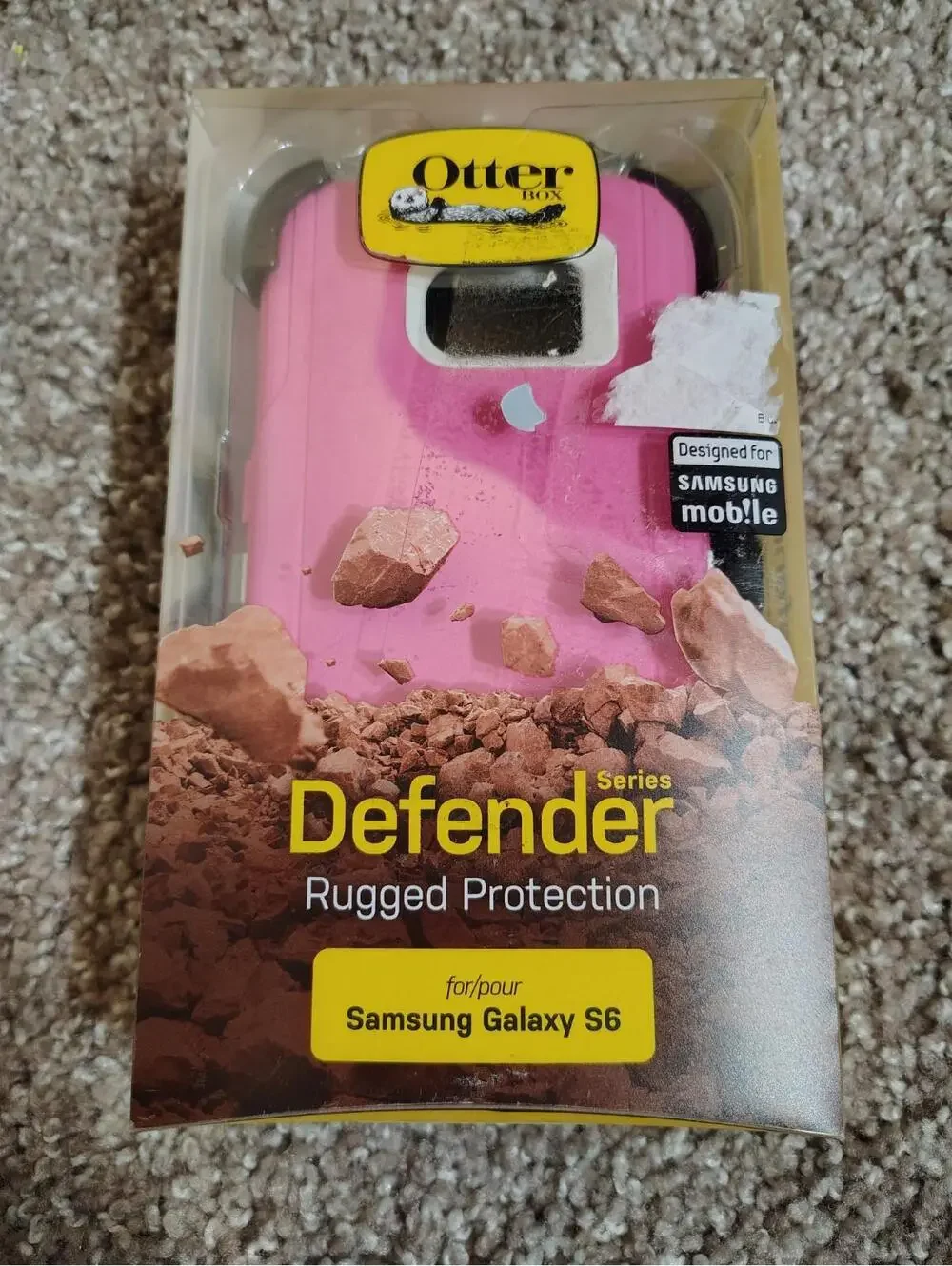 Otterbox Defender Case for Samsung Galaxy S6 - Pink with Holster